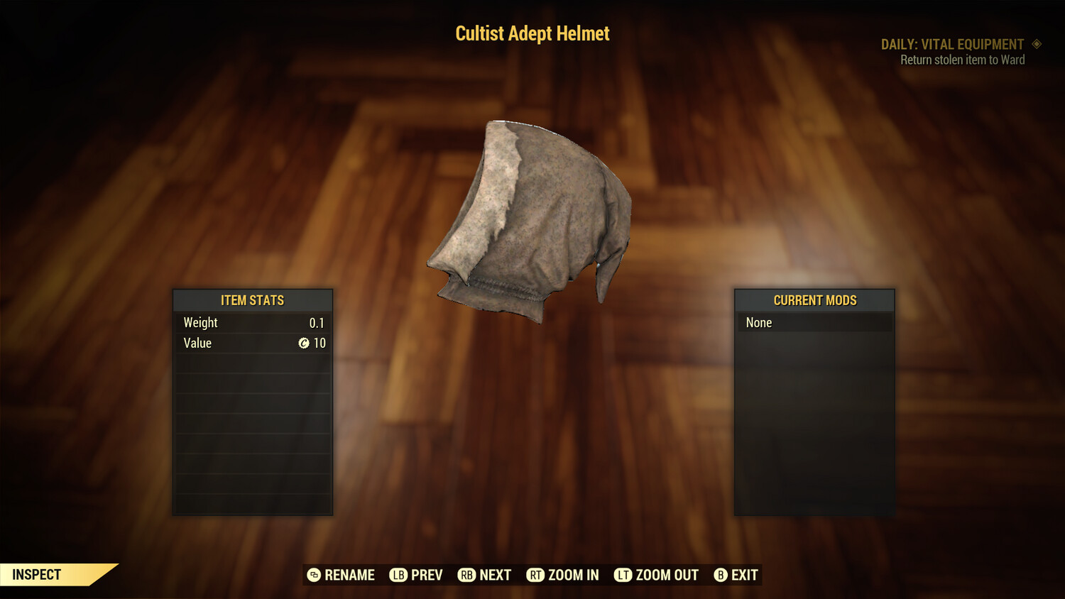 Cultist Adept Helmet