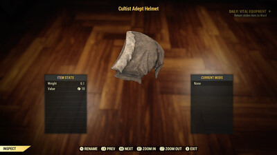 Cultist Adept Helmet