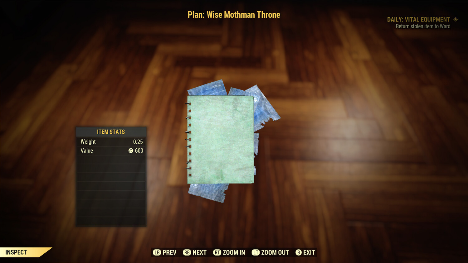 Wise Mothman Throne Plan