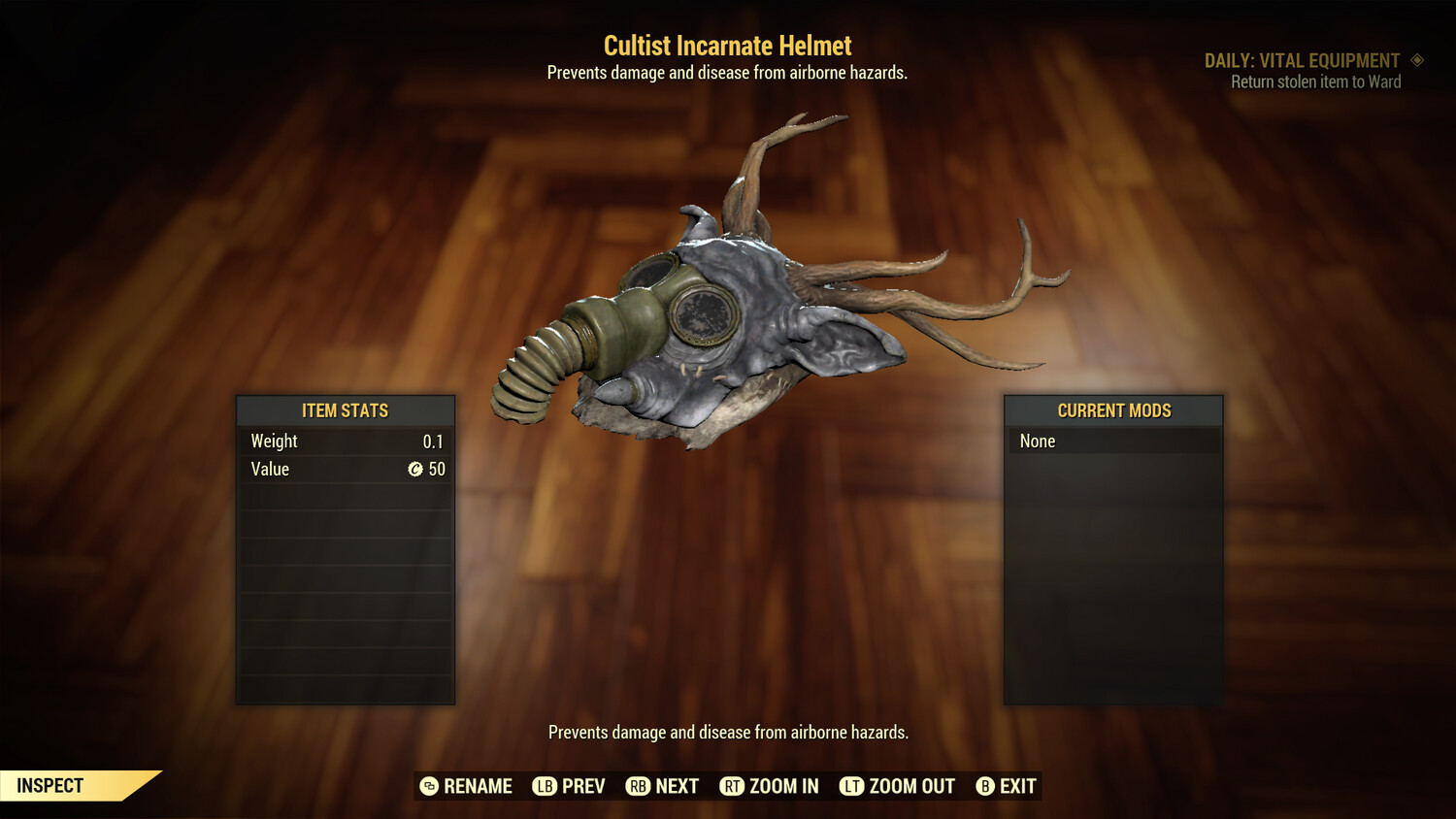 Cultist Incarnate Helmet