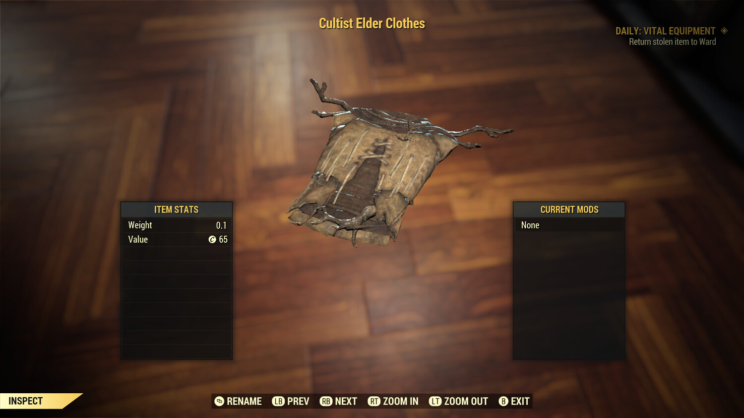 Cultist Elder Clothes