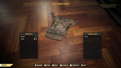 Cultist Adept Clothes
