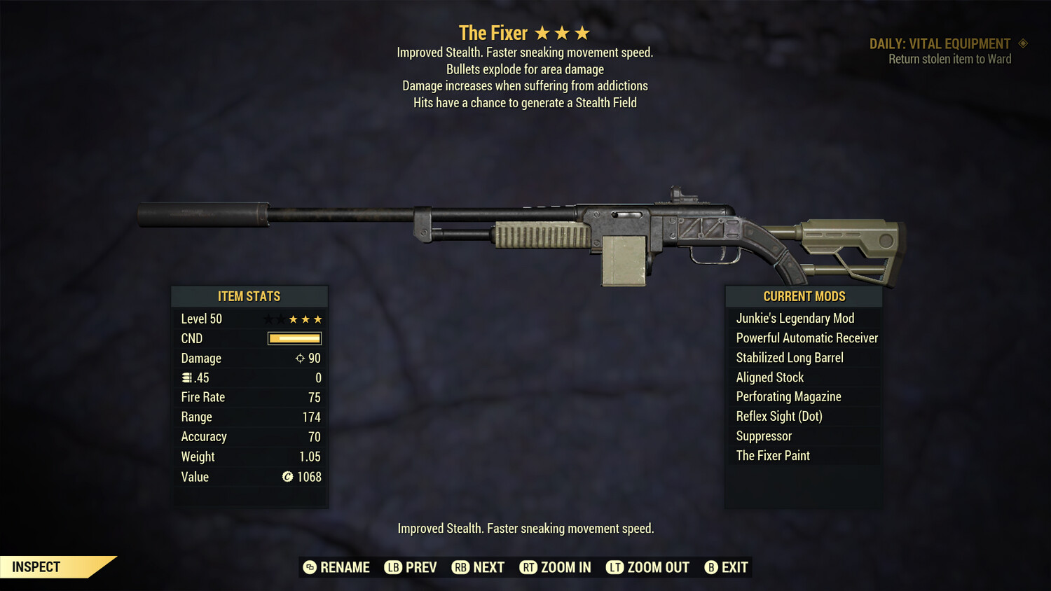 The Fixer: Junkie Explosive Stealth