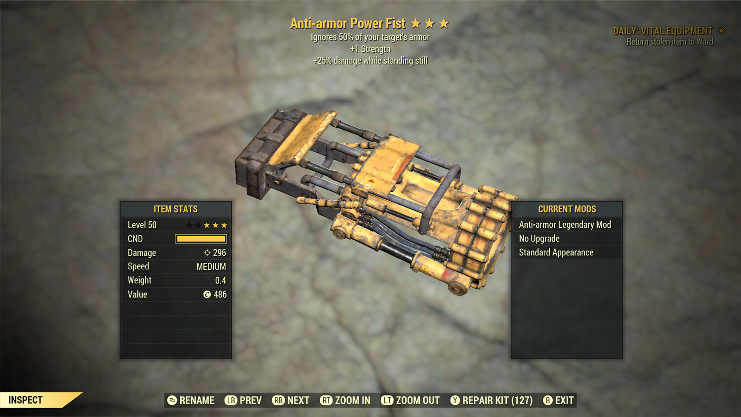 Anti Armor 1S/25 Power Fist