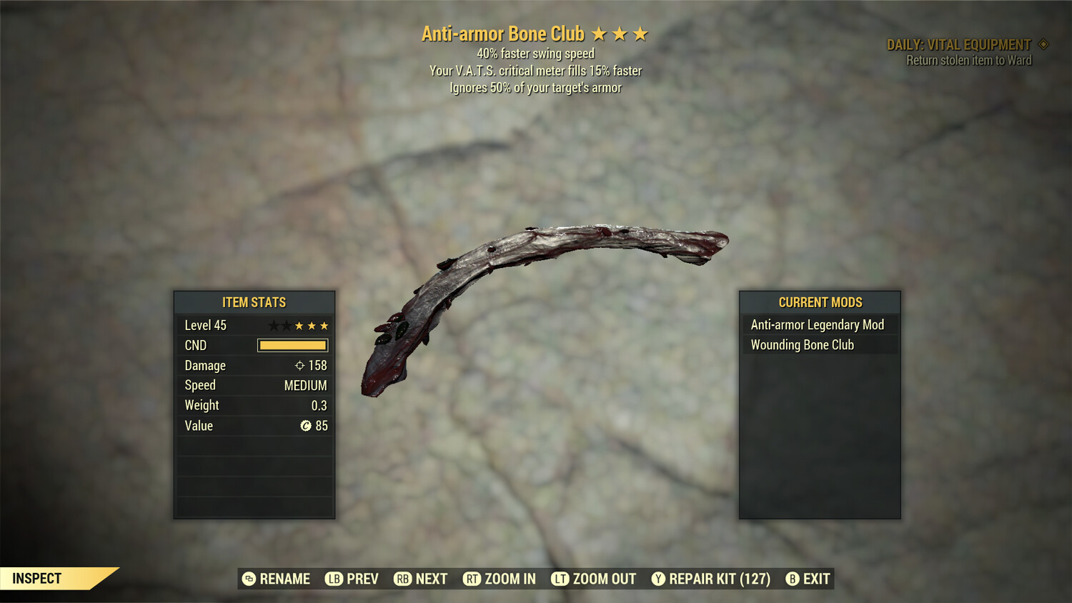 Anti Armor SS/15 Bone Club