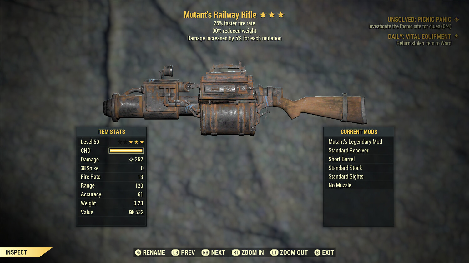 Mutant 25/90 Railway Rifle 