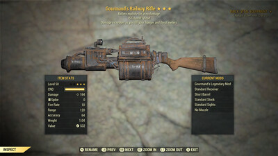 Gourmand Explosive 15r Railway Rifle