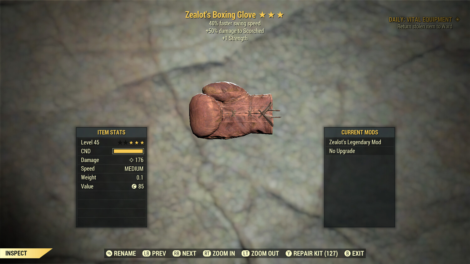 Zealots 1S/SS Boxing Glove