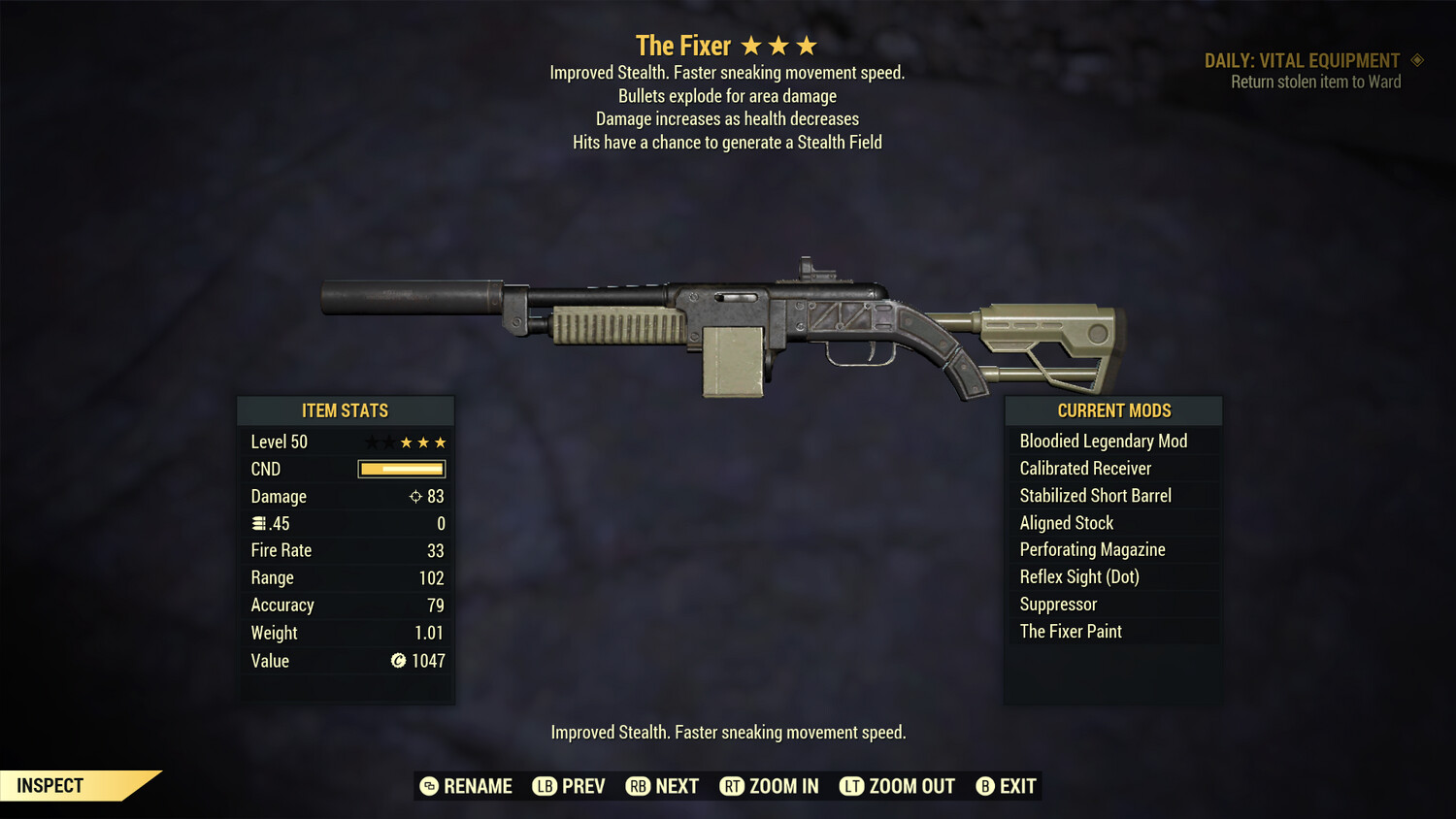 The Fixer: Bloodied Explosive Stealth