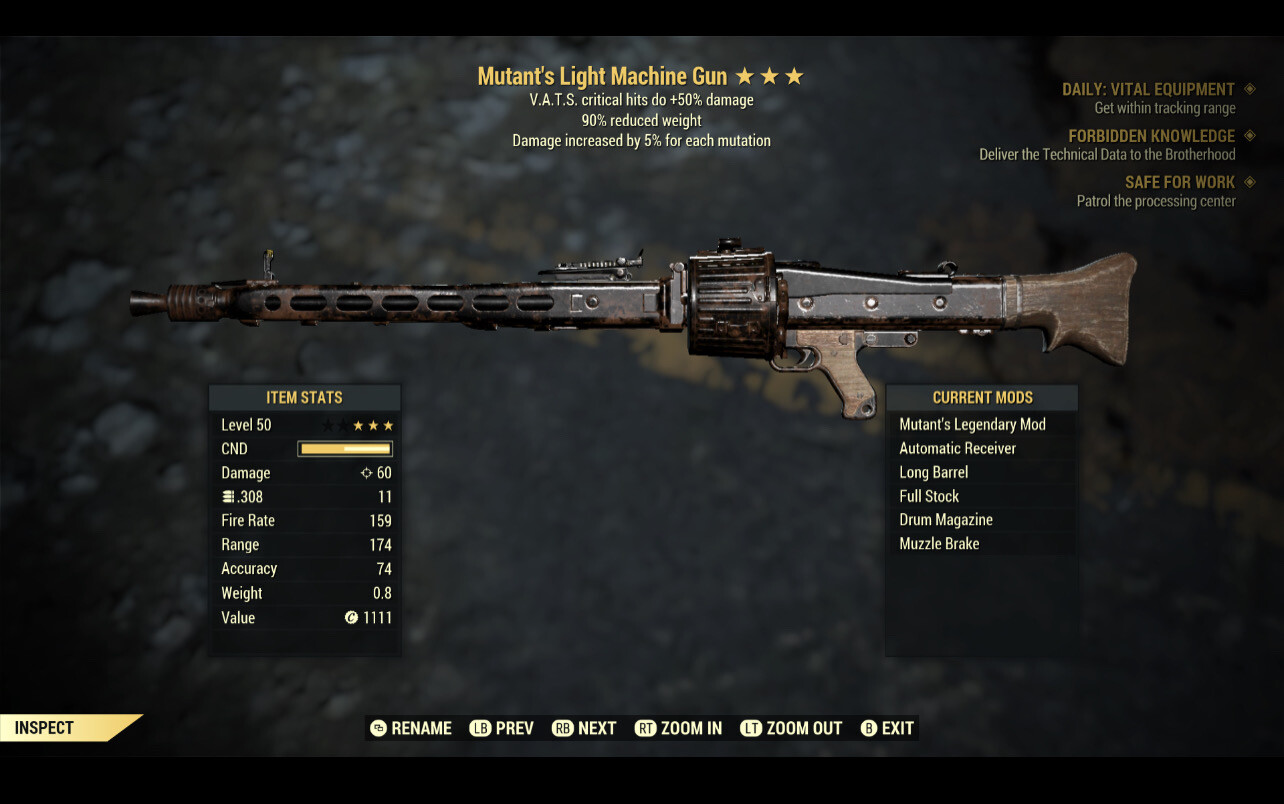 Mutant 50/90 Light Machine Gun
