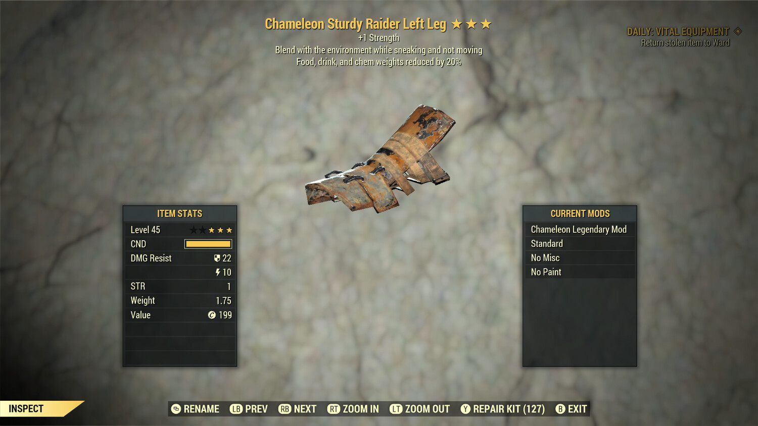 Chameleon 1S/FWR Raider LL