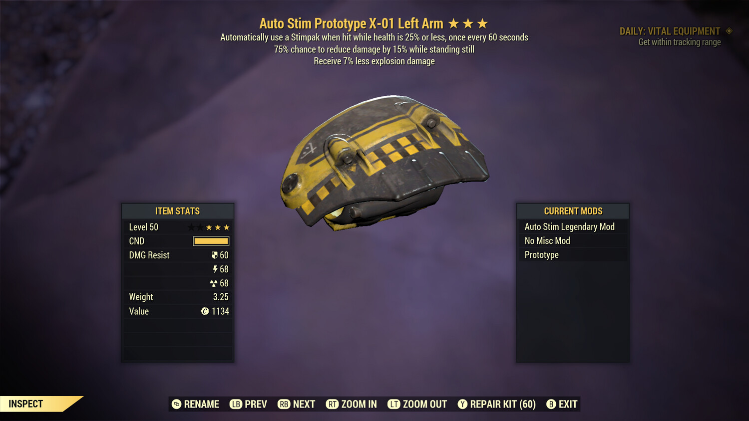 Auto Stim Explosive Sentinel X01 LA