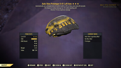 Auto Stim Explosive Sentinel X01 LA