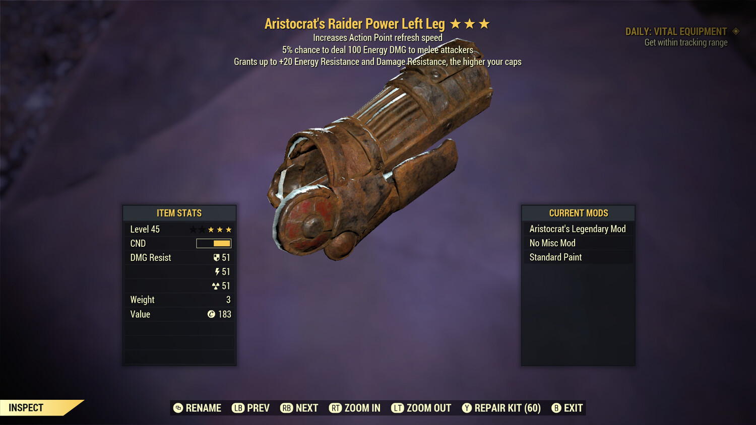 Aristocrat AP/ED Raider LL