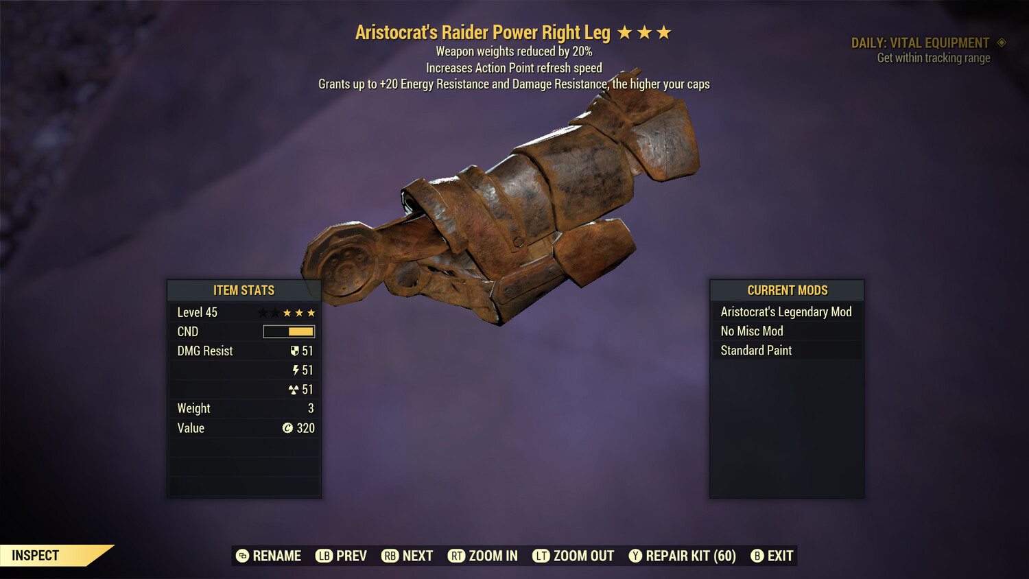 Aristocrat AP WWR Raider RL