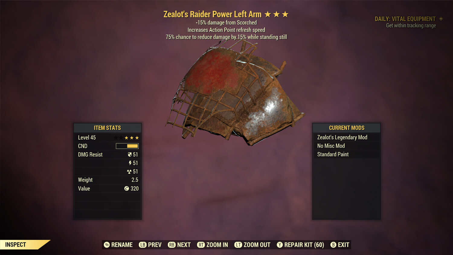 Zealots AP Sentinel Raider Torso