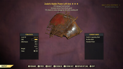 Zealots AP Sentinel Raider Torso