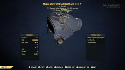 Mutant Slayers 1S Cavalier Ultracite RA