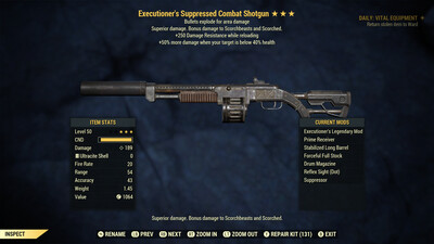 Executioners Explosive 250 Combat Shotgun