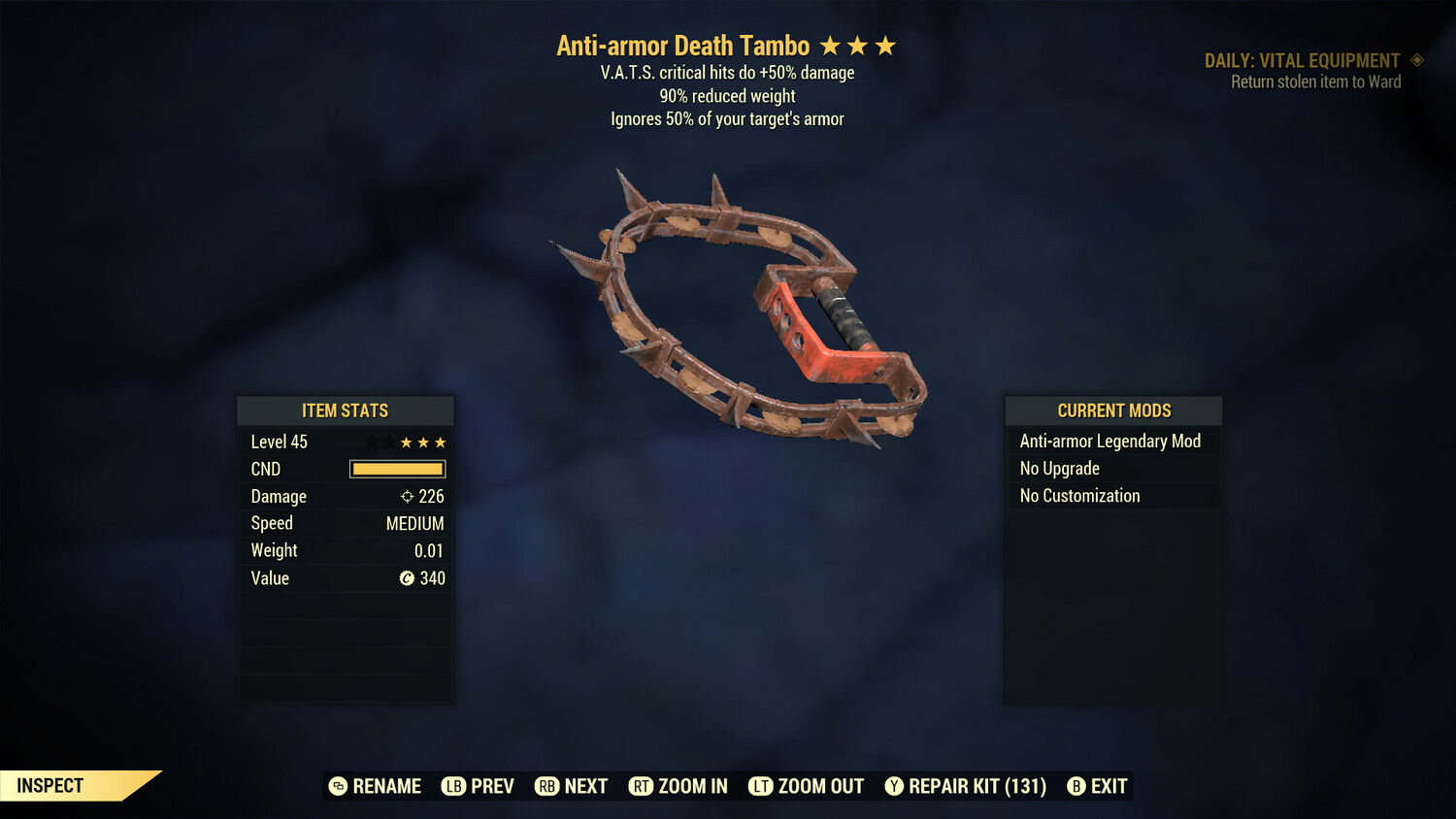 Anti Armor 50/90 Death Tambo