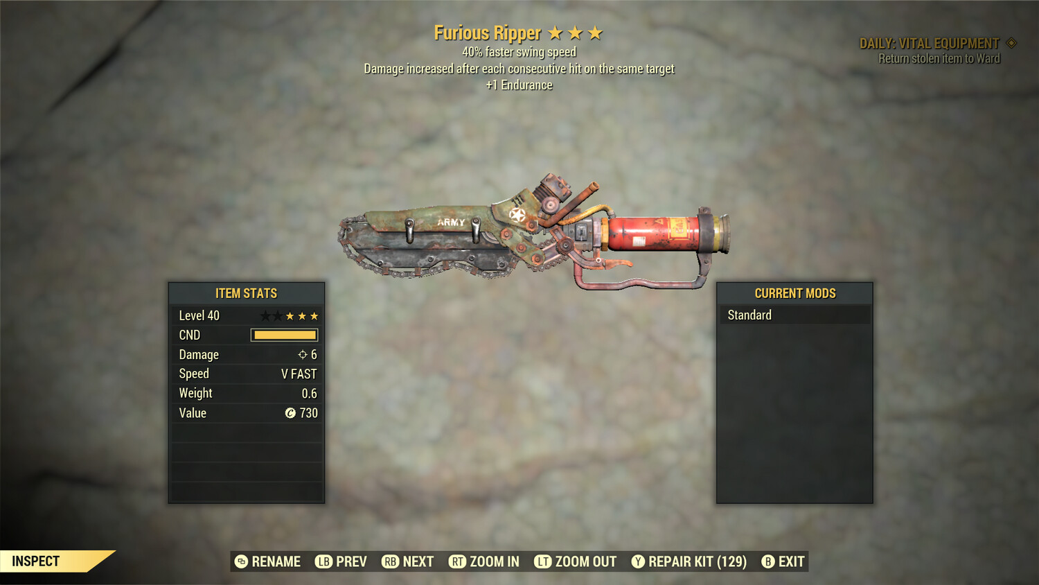Legacy Furious SS/1E Ripper