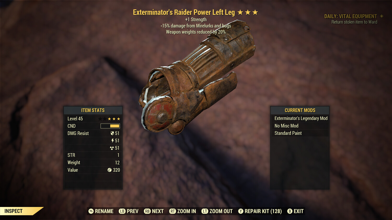 Exterminator 1S/WWR Raider LL