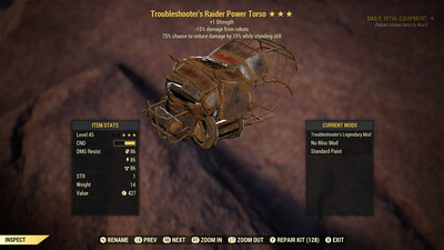 Troubleshooters 1S Sentinel Raider Torso