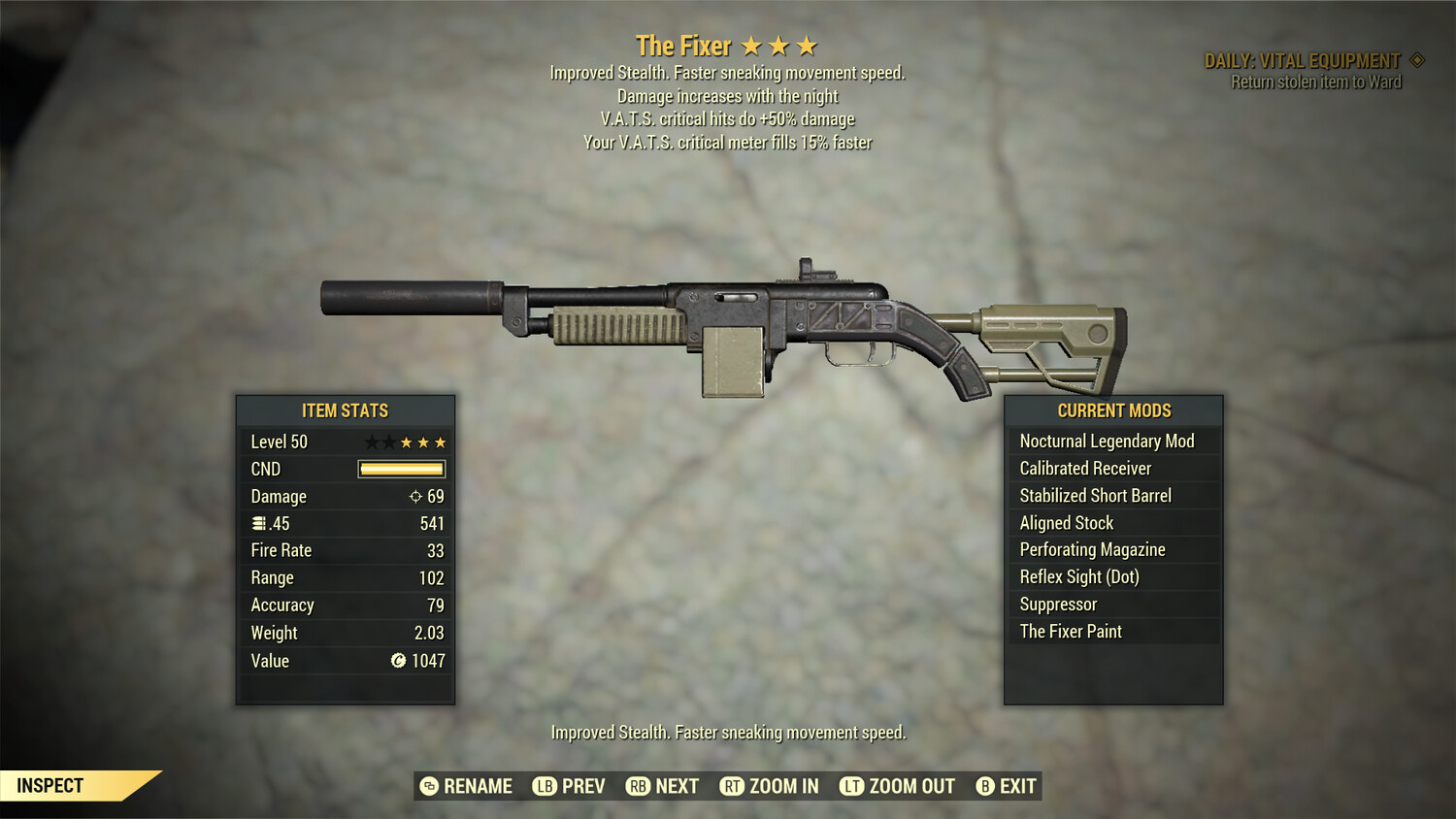 The Fixer: Nocturnal 50/15