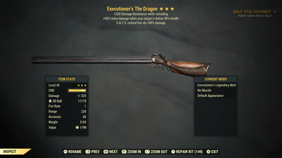 Executioners 50/250 The Dragon