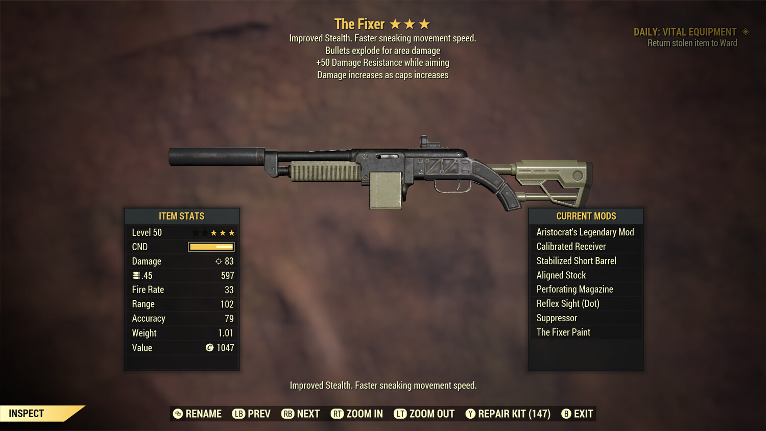 The Fixer: Aristocrat Explosive 50