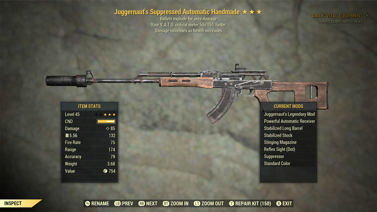 Juggernaut Explosive 15c Handmade