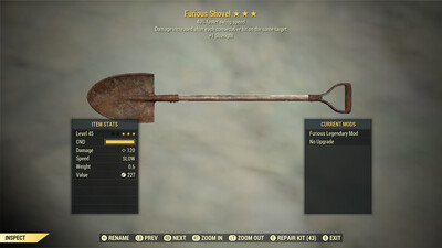Furious 1S/SS Shovel