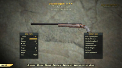 Quad Explosive 25 Hunting Rifle