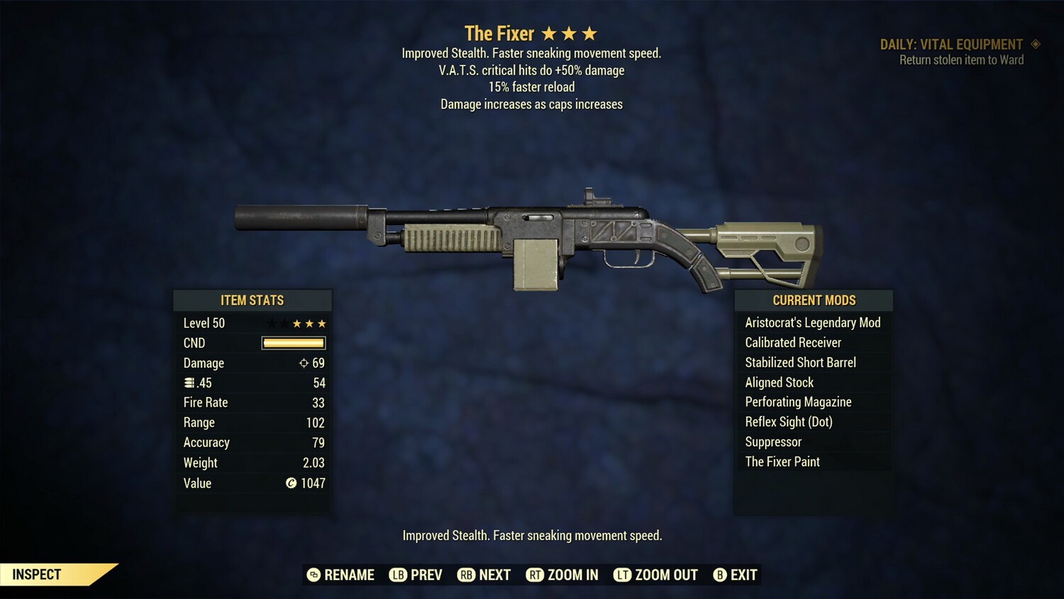 The Fixer: Aristocrat 50/15
