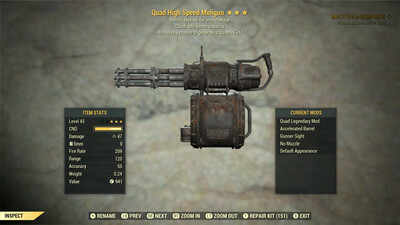 Quad Explosive Stealth Minigun