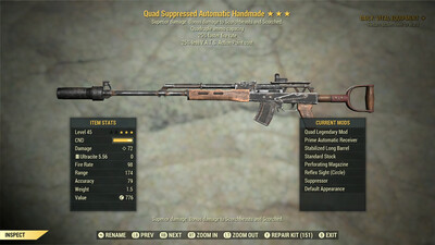 Quad 25/25 Handmade