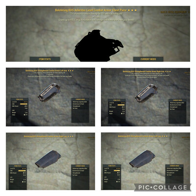 Bolstering Sentinel Combat Armor Complete Set