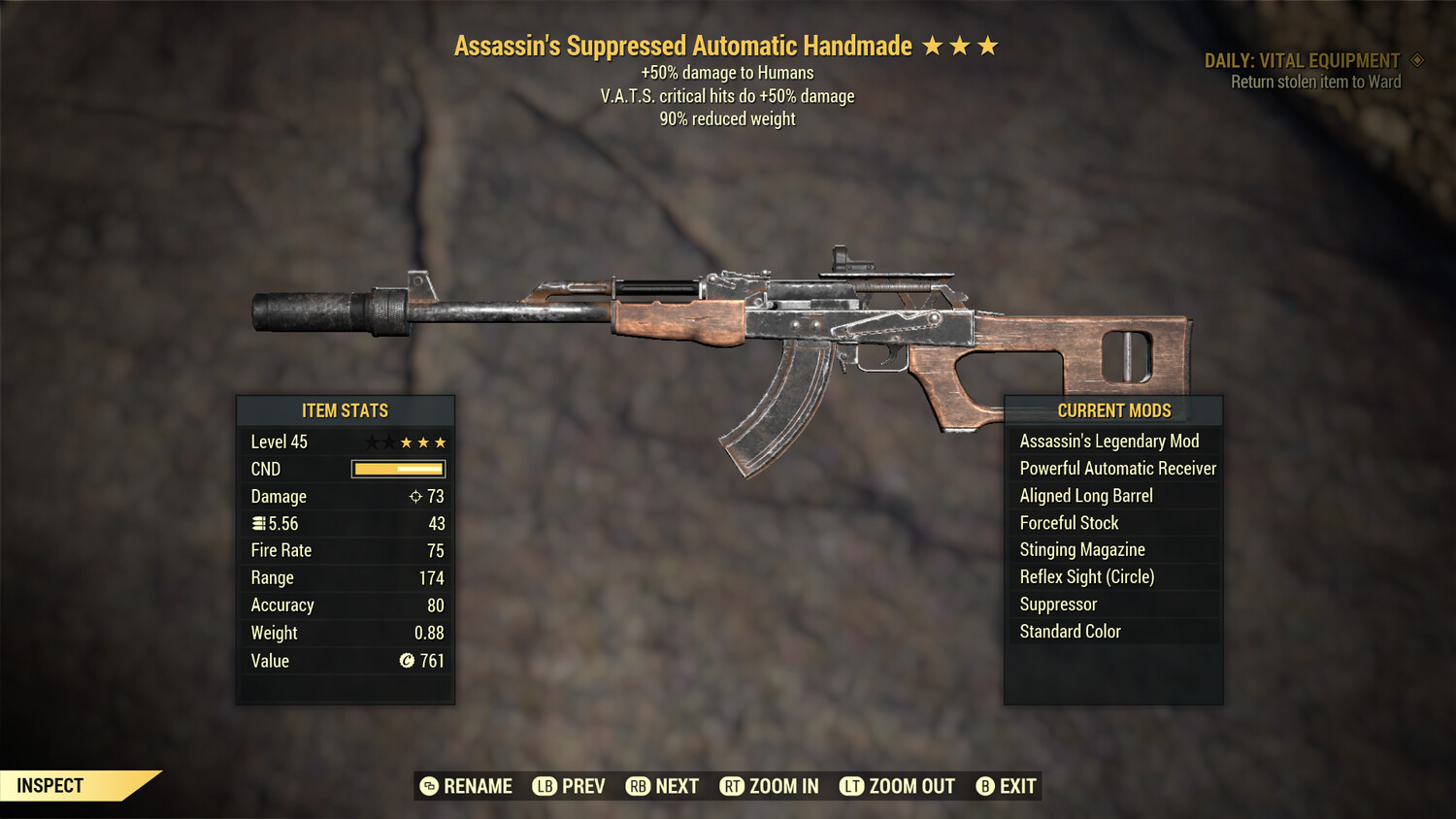 Assassins 50/90 Handmade