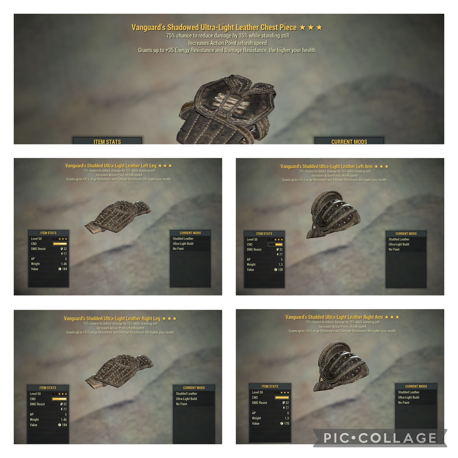 Vanguard AP Sentinel Leather Complete Set