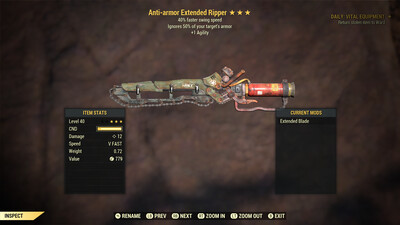Legacy Anti Armor SS/1A Ripper