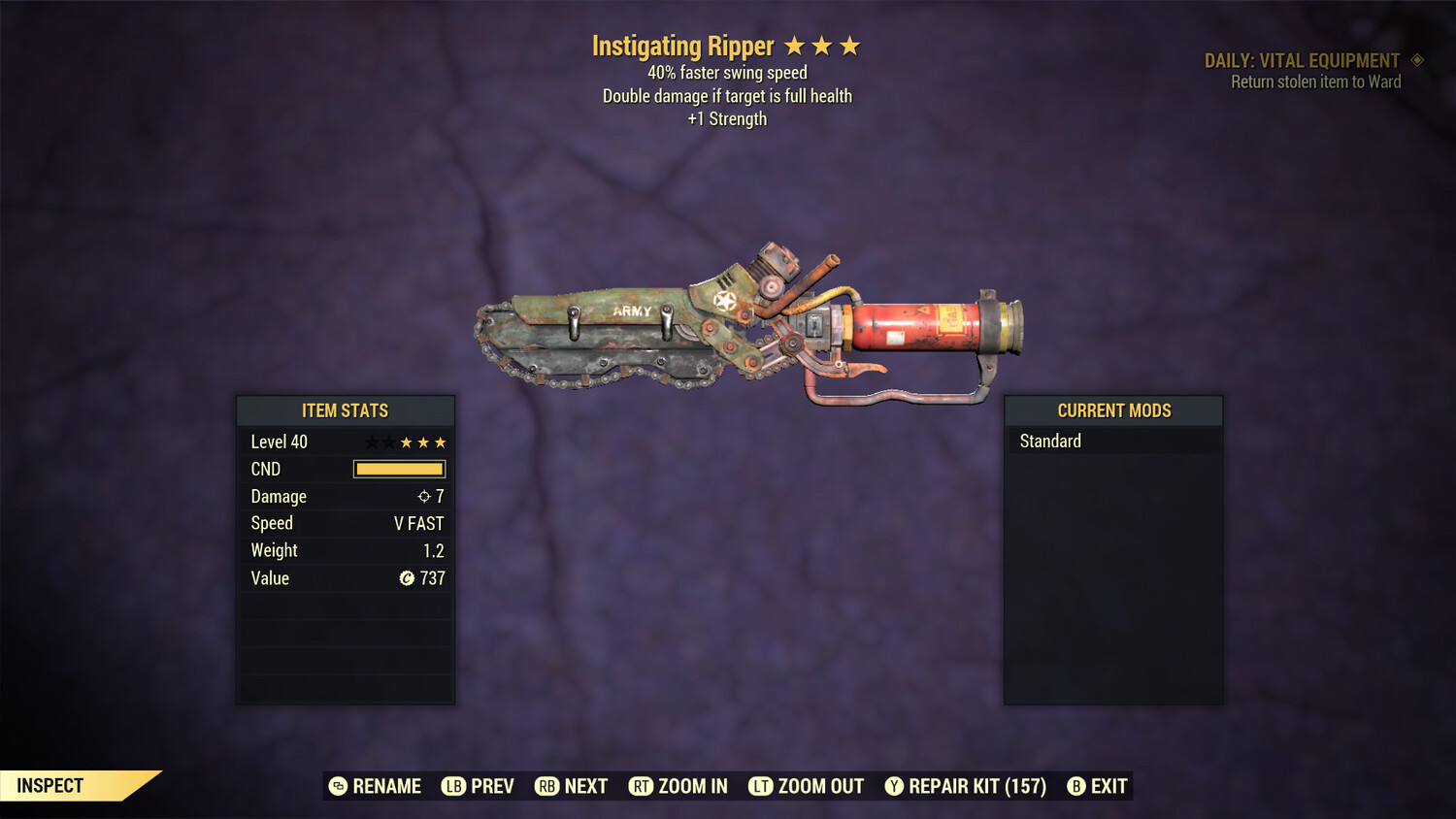 Legacy Instigating SS/1S Ripper