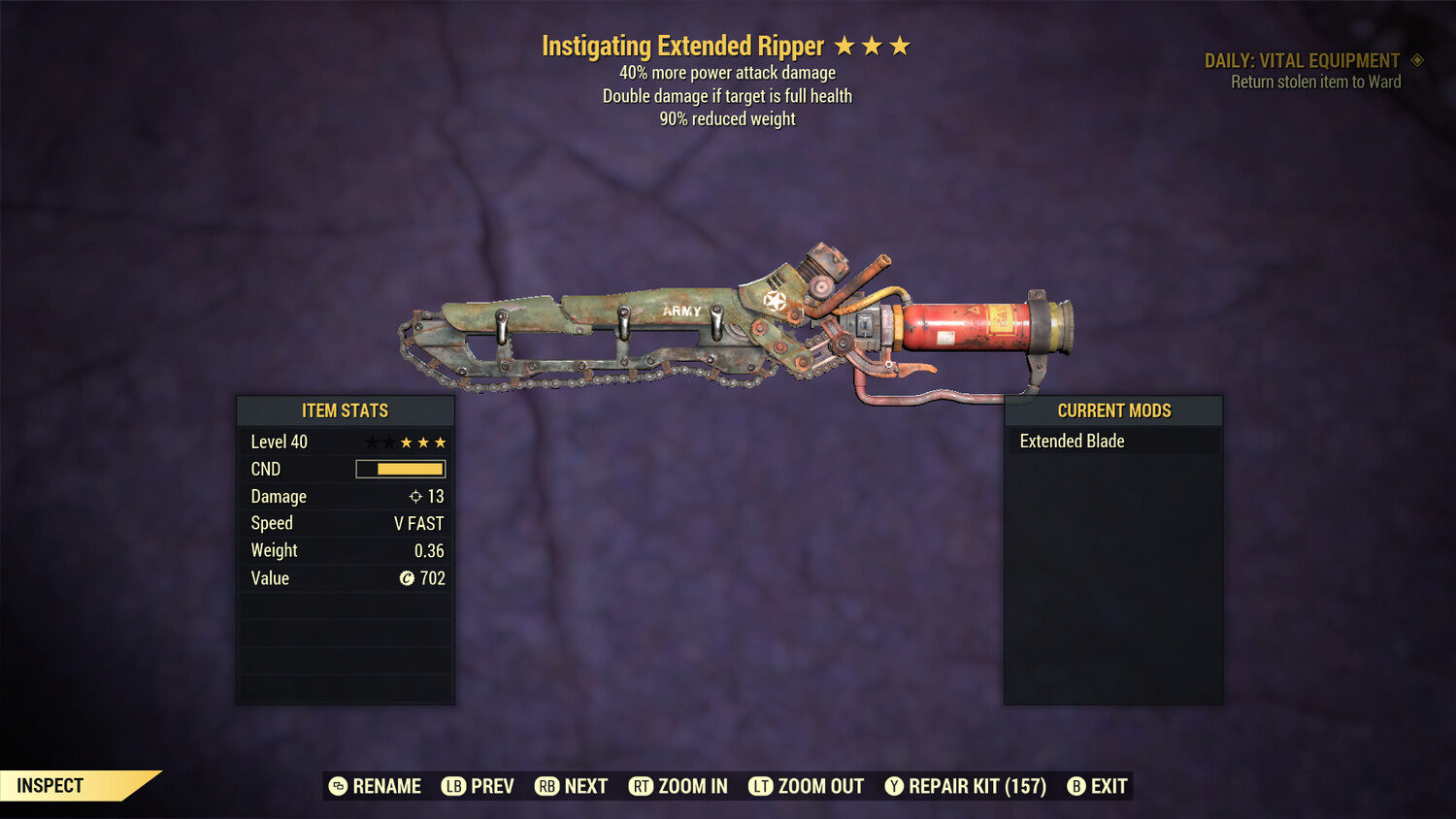 Legacy Instigating PA/90 Ripper