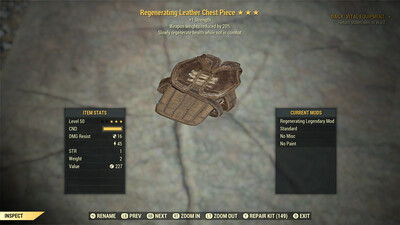 Regenerating 1S/WWR Leather C