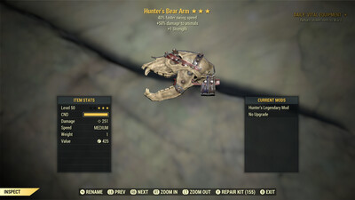 Hunters 1S/SS Bear Arm