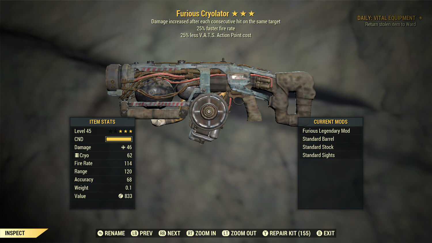 Furious 25/25 Cryolator