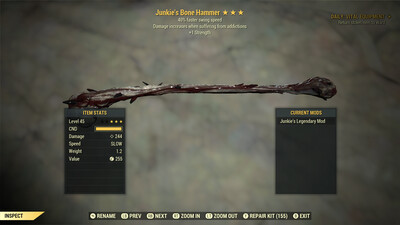 Junkie 1S/SS Bone Hammer