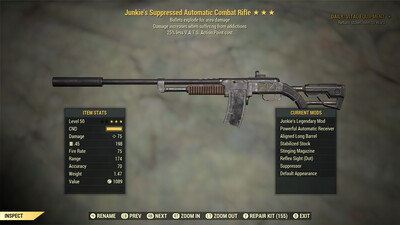 Junkie Explosive 25 Combat Rifle