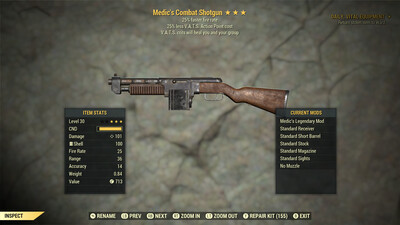 Medic 25/25 Combat Shotgun