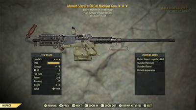 Mutant Explosive 15 50-cal Machine Gun