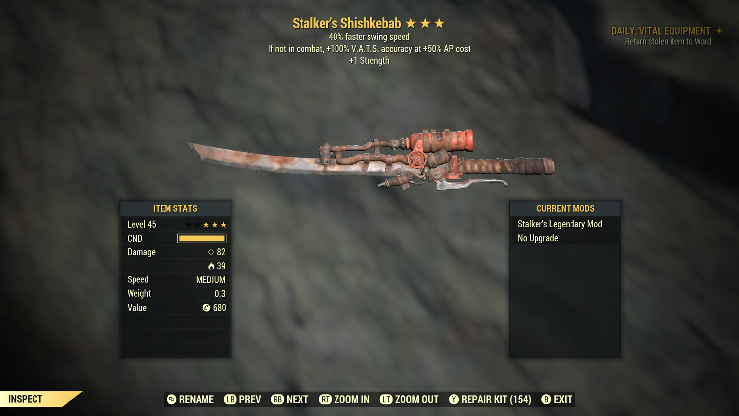 Legacy Stalker 1S/SS Shishkebob